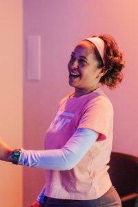 User Engaged in Therapy